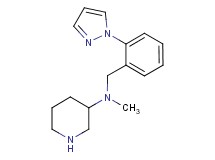 N-methyl-N-[2-(1H-pyrazol-1-yl)benzyl]-3-piperidinamine dihydrochloride