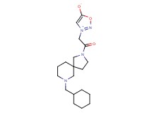 3-{2-[7-(cyclohexylmethyl)-2,7-diazaspiro[4.5]dec-2-yl]-2-oxoethyl}-1,2,3-oxadiazol-3-ium-5-olate