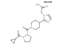 2-(2-{1-[1-(cyclopropylcarbonyl)-L-prolyl]-4-piperidinyl}-1H-imidazol-1-yl)acetamide