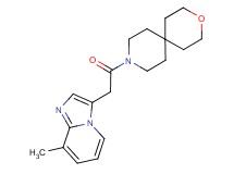 9-[(8-methylimidazo[1,2-a]pyridin-3-yl)acetyl]-3-oxa-9-azaspiro[5.5]undecane