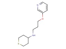 N-[3-(pyridin-3-yloxy)propyl]tetrahydro-2H-thiopyran-4-amine