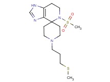 5-(methylsulfonyl)-1'-[3-(methylthio)propyl]-1,5,6,7-tetrahydrospiro[imidazo[4,5-c]pyridine-4,4'-piperidine]