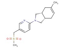 (3aR*,7aS*)-5-methyl-2-{5-[(methylsulfonyl)methyl]-2-pyridinyl}-2,3,3a,4,7,7a-hexahydro-1H-isoindole