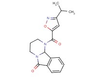 1-[(3-isopropylisoxazol-5-yl)carbonyl]-1,3,4,10b-tetrahydropyrimido[2,1-a]isoindol-6(2H)-one