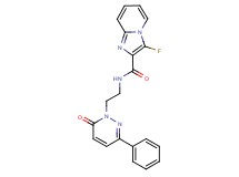 3-fluoro-N-[2-(6-oxo-3-phenylpyridazin-1(6H)-yl)ethyl]imidazo[1,2-a]pyridine-2-carboxamide