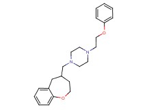 1-(2-phenoxyethyl)-4-(2,3,4,5-tetrahydro-1-benzoxepin-4-ylmethyl)piperazine
