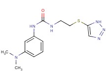 N-[3-(dimethylamino)phenyl]-N'-[2-(1H-1,2,3-triazol-5-ylthio)ethyl]urea