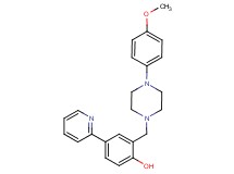 2-{[4-(4-methoxyphenyl)-1-piperazinyl]methyl}-4-(2-pyridinyl)phenol