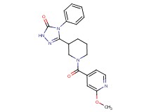 5-[1-(2-methoxyisonicotinoyl)piperidin-3-yl]-4-phenyl-2,4-dihydro-3H-1,2,4-triazol-3-one
