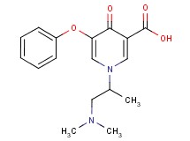 1-[2-(dimethylamino)-1-methylethyl]-4-oxo-5-phenoxy-1,4-dihydropyridine-3-carboxylic acid