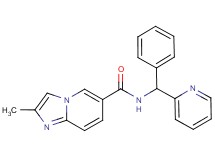 2-methyl-N-[phenyl(pyridin-2-yl)methyl]imidazo[1,2-a]pyridine-6-carboxamide
