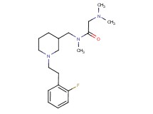 N~1~-({1-[2-(2-fluorophenyl)ethyl]-3-piperidinyl}methyl)-N~1~,N~2~,N~2~-trimethylglycinamide