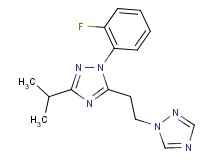 1-(2-fluorophenyl)-3-isopropyl-5-[2-(1H-1,2,4-triazol-1-yl)ethyl]-1H-1,2,4-triazole
