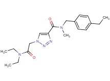 1-[2-(diethylamino)-2-oxoethyl]-N-(4-ethylbenzyl)-N-methyl-1H-1,2,3-triazole-4-carboxamide