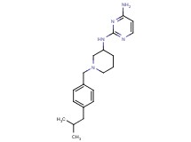 N~2~-[1-(4-isobutylbenzyl)-3-piperidinyl]-2,4-pyrimidinediamine