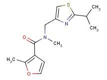 N-[(2-isopropyl-1,3-thiazol-4-yl)methyl]-N,2-dimethyl-3-furamide
