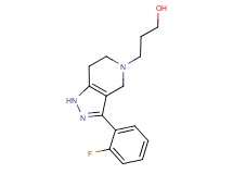 3-[3-(2-fluorophenyl)-1,4,6,7-tetrahydro-5H-pyrazolo[4,3-c]pyridin-5-yl]propan-1-ol
