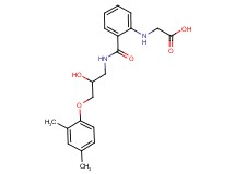{[2-({[3-(2,4-dimethylphenoxy)-2-hydroxypropyl]amino}carbonyl)phenyl]amino}acetic acid