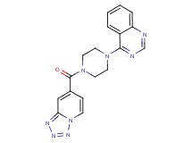 4-[4-(tetrazolo[1,5-a]pyridin-7-ylcarbonyl)-1-piperazinyl]quinazoline