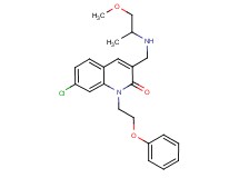 7-chloro-3-{[(2-methoxy-1-methylethyl)amino]methyl}-1-(2-phenoxyethyl)-2(1H)-quinolinone