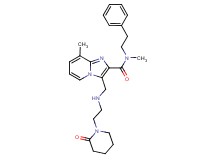 N,8-dimethyl-3-({[2-(2-oxo-1-piperidinyl)ethyl]amino}methyl)-N-(2-phenylethyl)imidazo[1,2-a]pyridine-2-carboxamide