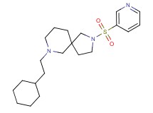 7-(2-cyclohexylethyl)-2-(3-pyridinylsulfonyl)-2,7-diazaspiro[4.5]decane