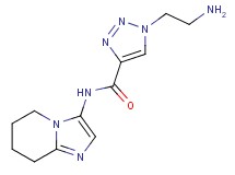 1-(2-aminoethyl)-N-(5,6,7,8-tetrahydroimidazo[1,2-a]pyridin-3-yl)-1H-1,2,3-triazole-4-carboxamide dihydrochloride