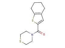 4-(4,5,6,7-tetrahydro-1-benzothien-2-ylcarbonyl)thiomorpholine