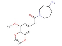 1-[(3,4,5-trimethoxyphenyl)acetyl]-4-azepanamine
