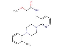 2-methoxy-N-({2-[4-(2-methylphenyl)-1-piperazinyl]-3-pyridinyl}methyl)acetamide