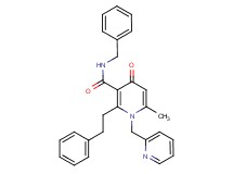 N-benzyl-6-methyl-4-oxo-2-(2-phenylethyl)-1-(2-pyridinylmethyl)-1,4-dihydro-3-pyridinecarboxamide