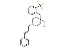 {1-[(2E)-3-phenyl-2-propen-1-yl]-4-[2-(trifluoromethyl)benzyl]-4-piperidinyl}methanol