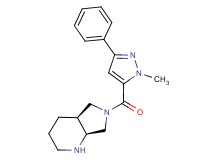 rel-(4aS,7aS)-6-[(1-methyl-3-phenyl-1H-pyrazol-5-yl)carbonyl]octahydro-1H-pyrrolo[3,4-b]pyridine hydrochloride