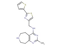 2-methyl-N-{[2-(2-thienyl)-1,3-thiazol-4-yl]methyl}-6,7,8,9-tetrahydro-5H-pyrimido[4,5-d]azepin-4-amine dihydrochloride