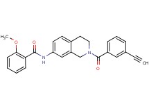 N-[2-(3-ethynylbenzoyl)-1,2,3,4-tetrahydro-7-isoquinolinyl]-2-methoxybenzamide