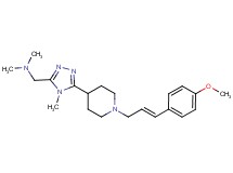 1-(5-{1-[(2E)-3-(4-methoxyphenyl)prop-2-en-1-yl]piperidin-4-yl}-4-methyl-4H-1,2,4-triazol-3-yl)-N,N-dimethylmethanamine