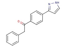 2-phenyl-1-[4-(1H-pyrazol-3-yl)phenyl]ethanone