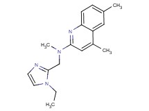 N-[(1-ethyl-1H-imidazol-2-yl)methyl]-N,4,6-trimethylquinolin-2-amine