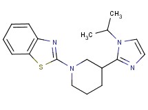 2-[3-(1-isopropyl-1H-imidazol-2-yl)-1-piperidinyl]-1,3-benzothiazole
