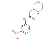 5-[(3-morpholinylacetyl)amino]nicotinic acid