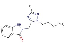 2-[(1-butyl-1H-1,2,4-triazol-5-yl)methyl]-1,2-dihydro-3H-indazol-3-one