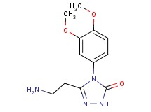 5-(2-aminoethyl)-4-(3,4-dimethoxyphenyl)-2,4-dihydro-3H-1,2,4-triazol-3-one