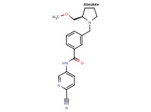 N-(6-cyanopyridin-3-yl)-3-{[(2R)-2-(methoxymethyl)pyrrolidin-1-yl]methyl}benzamide