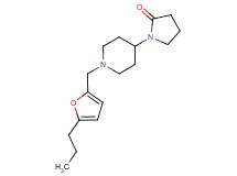 1-{1-[(5-propyl-2-furyl)methyl]piperidin-4-yl}pyrrolidin-2-one