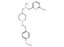 ({1-[2-(4-methoxyphenyl)ethyl]-4-piperidinyl}methyl)methyl[(6-methyl-2-pyridinyl)methyl]amine