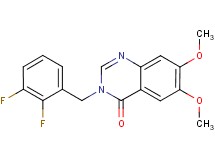 3-(2,3-difluorobenzyl)-6,7-dimethoxyquinazolin-4(3H)-one