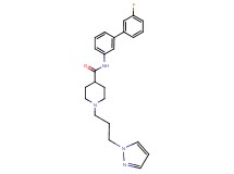 N-(3'-fluoro-3-biphenylyl)-1-[3-(1H-pyrazol-1-yl)propyl]-4-piperidinecarboxamide