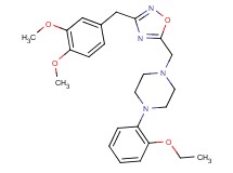 1-{[3-(3,4-dimethoxybenzyl)-1,2,4-oxadiazol-5-yl]methyl}-4-(2-ethoxyphenyl)piperazine