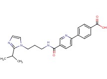 4-[5-({[3-(2-isopropyl-1H-imidazol-1-yl)propyl]amino}carbonyl)pyridin-2-yl]benzoic acid