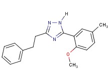 5-(2-methoxy-5-methylphenyl)-3-(2-phenylethyl)-1H-1,2,4-triazole